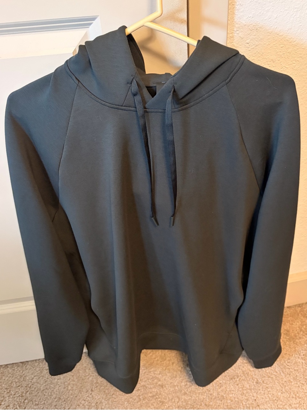 Lululemon Smooth Spacer Classic-Fit Pullover Hoodie- Dark Green - Medium